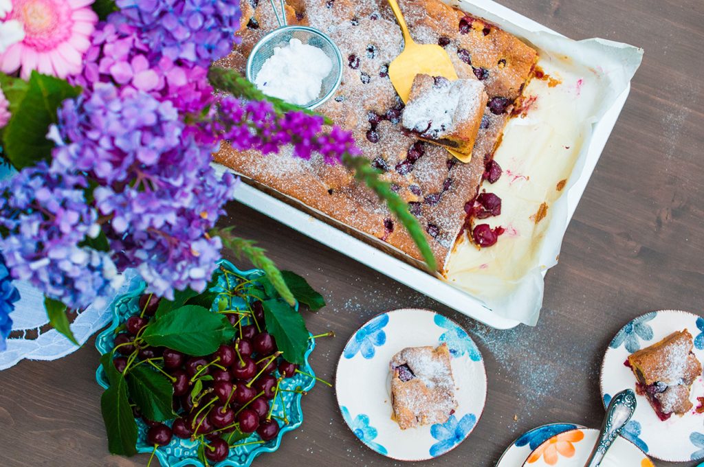 Jahodová bublanina s medom pre klienta